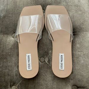 Steve Madden Clear Sandals